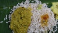 Video of traditional Onam Sadhya or onam meal