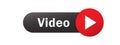 VIDEO web button with play icon