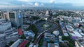 VICTORY MONUMENT Timelapse close up in Bangkokg, Thailand