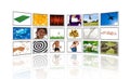 Video wall Royalty Free Stock Photo