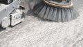 Video of wheel brush of cleaning vehicle.