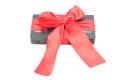 Videocassette tied with a ribbon