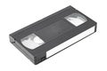 Videocassette for video recorder, isolated on white background with clipping path Royalty Free Stock Photo