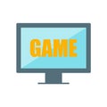 Videogame icon vector sign and symbol isolated on white background, Videogame logo concept