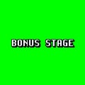 Videogame message bonus stage white