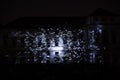 Videomappaing installation Mutis by Tigrelab projected at the historic building Tyrs house - signal light fest,Prague,2016