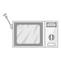 Videophone icon monochrome