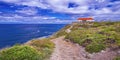 Vidio Cliffs Path, Spain Royalty Free Stock Photo