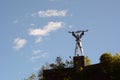 Energia, the statue of Prometheus near the Vidraru Dam. Romania