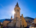 Vielha Viella church Sant Miqueu in Lerida