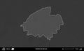 Vielikaborski Sielsaviet highlighted, Belarus. Grayscale Royalty Free Stock Photo
