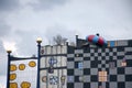 VIENA, AUSTRIA - JULY 28, 2010: View to District Heating Plant