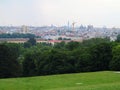 Vienna aerial city view from Shonbrunn palace