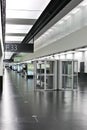 Vienna airport hall with smokers cabin