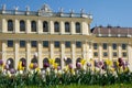 VIENNA, AUSTRIA - APR 30th, 2017: Schonbrunn Palace in Vienna. It`s a former imperial 1441-room Rococo summer residence