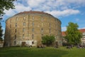 Vienna, Austria - 17 April 2012: The circular stone building of the Narrenturm containing Vienna Pathological-Anatomical Museum