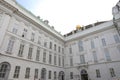 VIENNA, AUSTRIA - APRIL 26, 2019: Court Library and Augustinian Wing of Hofburg Royalty Free Stock Photo