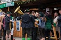 Food and drink festival held on at Rathausplatz in front of the Vienna City Hall