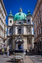 St Peter Church in Vienna, Austria Royalty Free Stock Photo