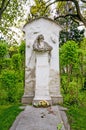 VIENNA, AUSTRIA - APRIL 23, 2016: Grave of composer Brahms Royalty Free Stock Photo