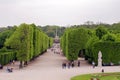 Schonbrunn Palace or Schloss Schoenbrunn is an imperial summer residence in Vienna, Austria. Royalty Free Stock Photo