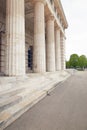 Vienna, Austria architectural structure with columns and steps. Royalty Free Stock Photo