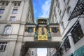 An astronomical clock Ankeruhr in Vienna, Austria Royalty Free Stock Photo