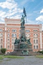 Deutschmeister memorial at the Deutschmeisterplatz in Vienna close to Schottenring Royalty Free Stock Photo