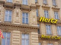 Vienna, Austria - August 11, 2022 : Hertz car rental Royalty Free Stock Photo