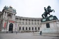 VIENNA, AUSTRIA - August 29, 2018: the Neue Burg, a new castle of the Hofburg P Royalty Free Stock Photo