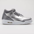 Nike Air Jordan 3 Retro Premium metallic silver sneaker