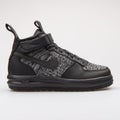 Nike Lunar Force 1 Flyknit Workboot black sneaker Royalty Free Stock Photo