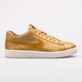 Nike Tennis Classic Ultra Premium metallic gold sneaker