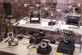 The technical museum in Vienna exhibits the production of history of the development of the telegraph and telephone represents the