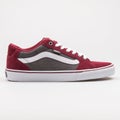 Vans Faulkner red, grey and white sneaker