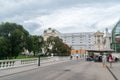 View of part of Hofburg, official residence and workplace of the President of Austria