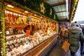 Vienna, Austria - 1.12.2018: Vienna christmas market, Austria. Traditional christmas event in Austria capital. Sale on the main