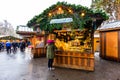 Vienna, Austria - 1.12.2018: Vienna christmas market, Austria. Traditional christmas event in Austria capital. Sale on the main