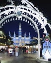 Vienna Austria at Christmas Royalty Free Stock Photo