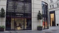 VIENNA, AUSTRIA - DECEMBER, 24 Big Prada store. Italian luxury fashion house