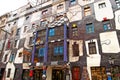 Hundertwasser house or Hundertwasserhaus, Vienna, Austria