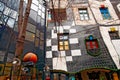 Hundertwasser house or Hundertwasserhaus, Vienna, Austria Royalty Free Stock Photo