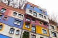 Hundertwasser house or Hundertwasserhaus, Vienna, Austria Royalty Free Stock Photo