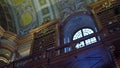 VIENNA, AUSTRIA - DECEMBER, 24 Steadicam interior shot of Austrian National Library. 4K video