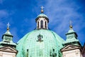 Vienna, Austria - famous Peterskirche (Saint Peter's Church) Royalty Free Stock Photo