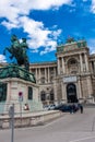 VIENNA, AUSTRIA,  19 FEBRUARY 2022: Columnade of the Hofburg Royalty Free Stock Photo