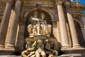 Vienna. Austria. Fontanarossa or fountain of Albrecht in the Albertina Museum, Albertinaplatz Royalty Free Stock Photo