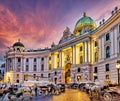 Vienna Austria. The Hofburg Imperial Palace