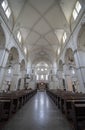 Interior of catholic church Breitenfeld in Vienna, Austria