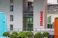 VIENNA, AUSTRIA - JULY 31: Building of headquarters STRABAG AG, one of the largest construction companies in Europe with logo, in